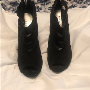 Nine West open toe booties
